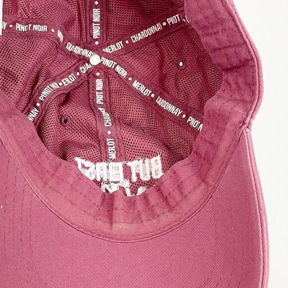 Pink State of Mine But First Wine ball hat - Picture 3 of 5